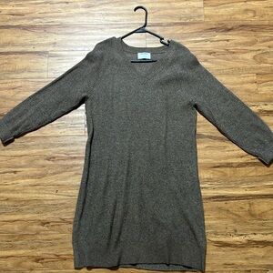 Ladies Brown Sweater Dress Size Medium NWOT